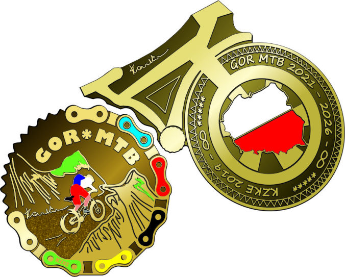 mały i duży stopień odznaki GOR MTB