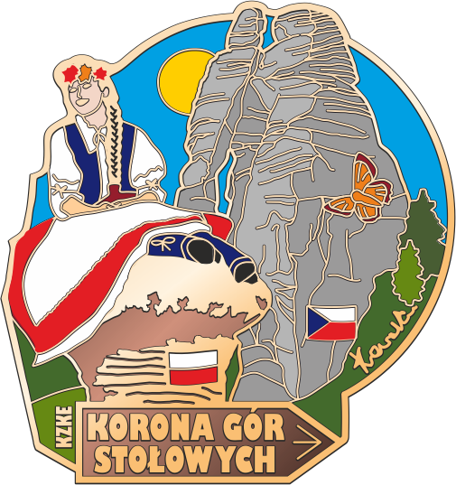 Korona Gór Stołowych II - brązowa