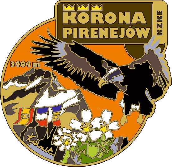 Korona Pirenejów II - złota