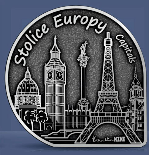 Stolice Europy - odznaka srebrna