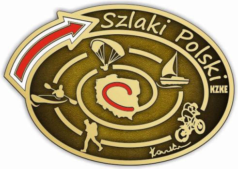 Szlaki Polski - odznaka mała złota