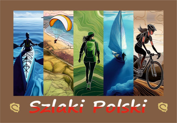 Szlaki Polski- okładka książeczki