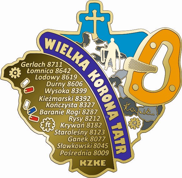 Wielka Korona Tatr - odznaka złota